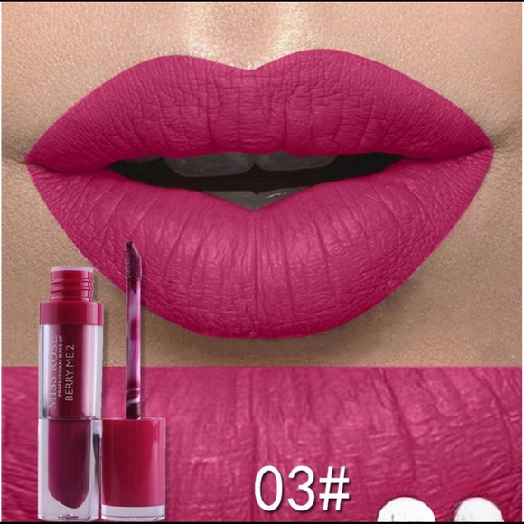 Miss Rose Professional Makeup Other - Berry pink/purple moisturizing matte lipstick/lipgloss